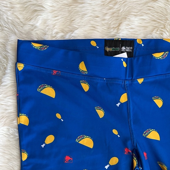 Tipsy Elves Festive Friendsgiving Sweater & Leggings - Blue, Red, Yellow - Picture 7 of 10